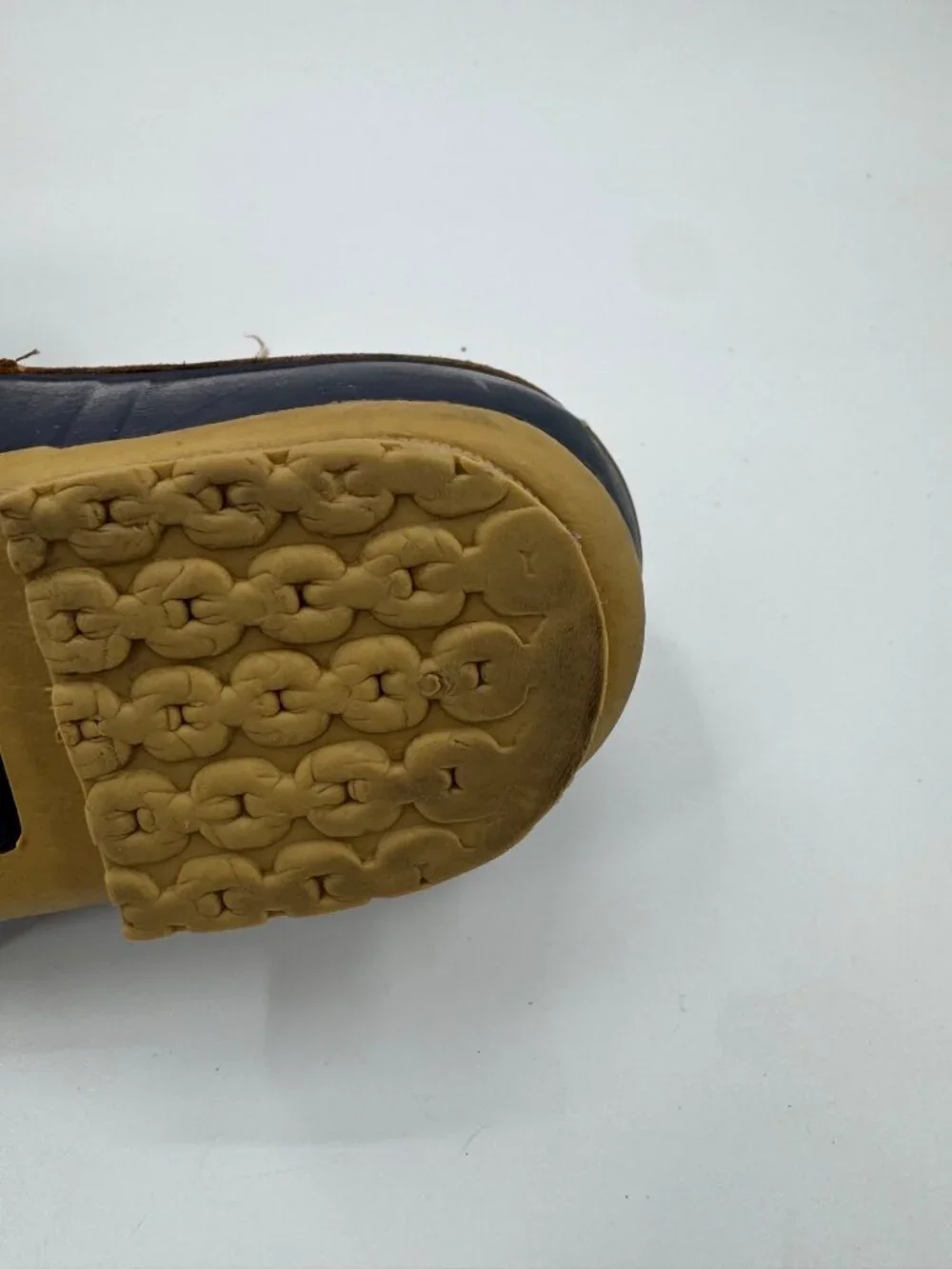 L.L.Bean Bean Boots Womens 8 Duck Boots Navy Brown Leather Lace Up